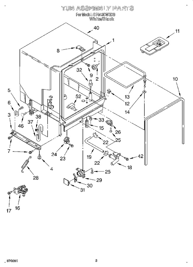 Diagram for DP840DWGX0