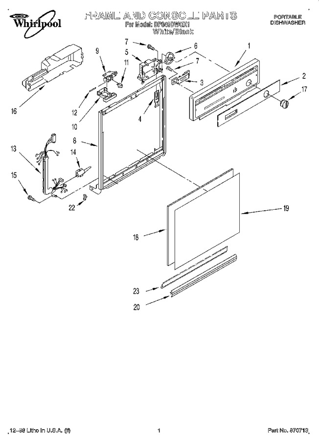 Diagram for DP840DWGX1