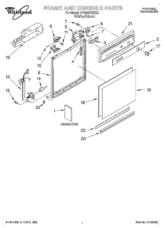 Diagram for DP840DWGX2