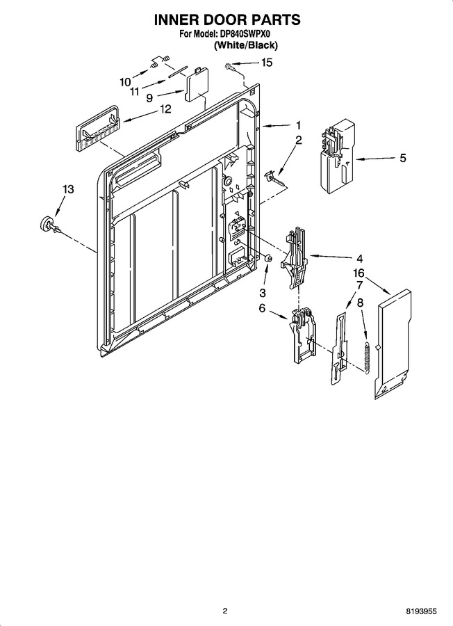 Diagram for DP840SWPX0
