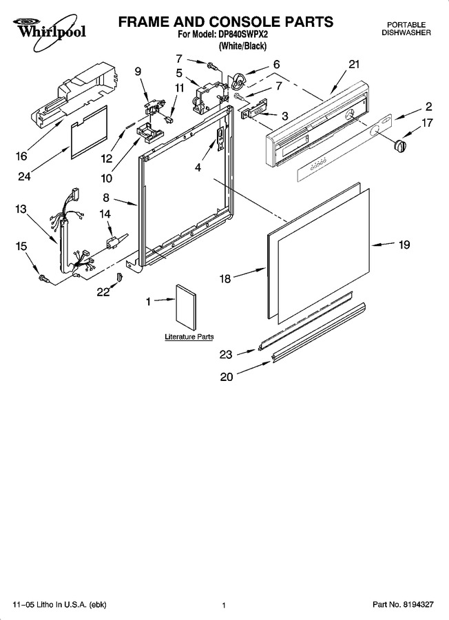 Diagram for DP840SWPX2