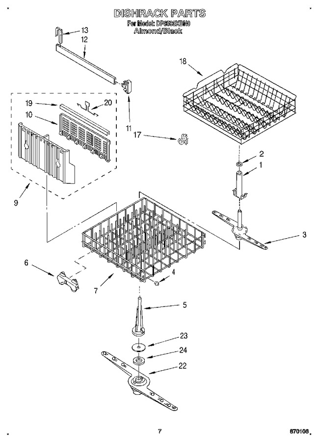 Diagram for DP8500XBN0