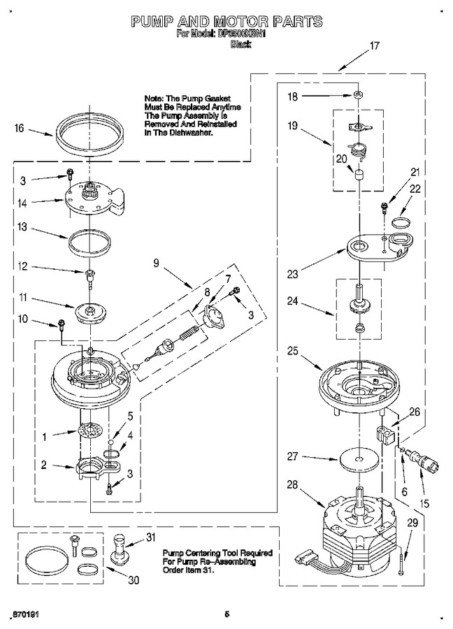 Diagram for DP8500XBN1