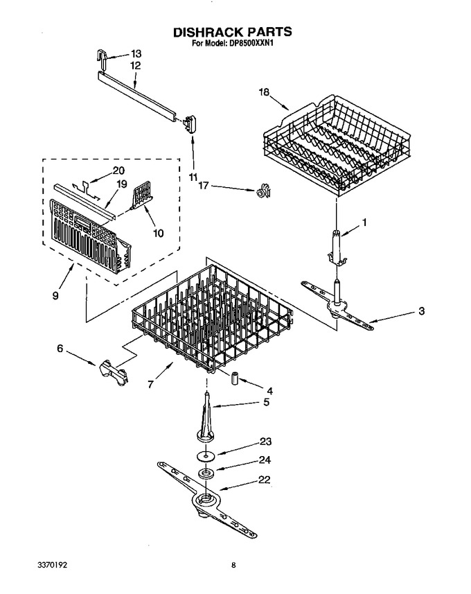 Diagram for DP8500XXN1