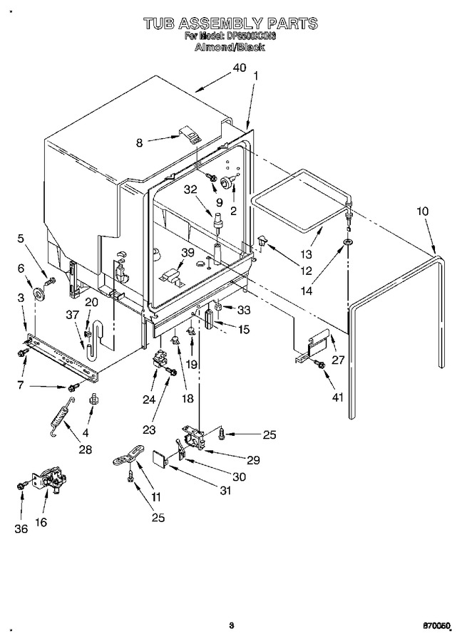 Diagram for DP8500XXN3