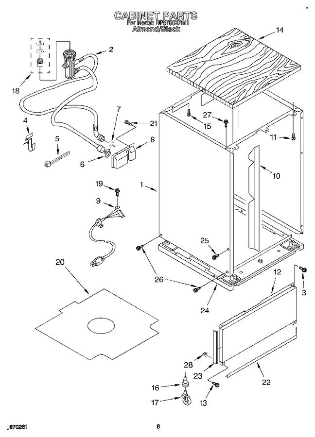 Diagram for DP8700XBN1