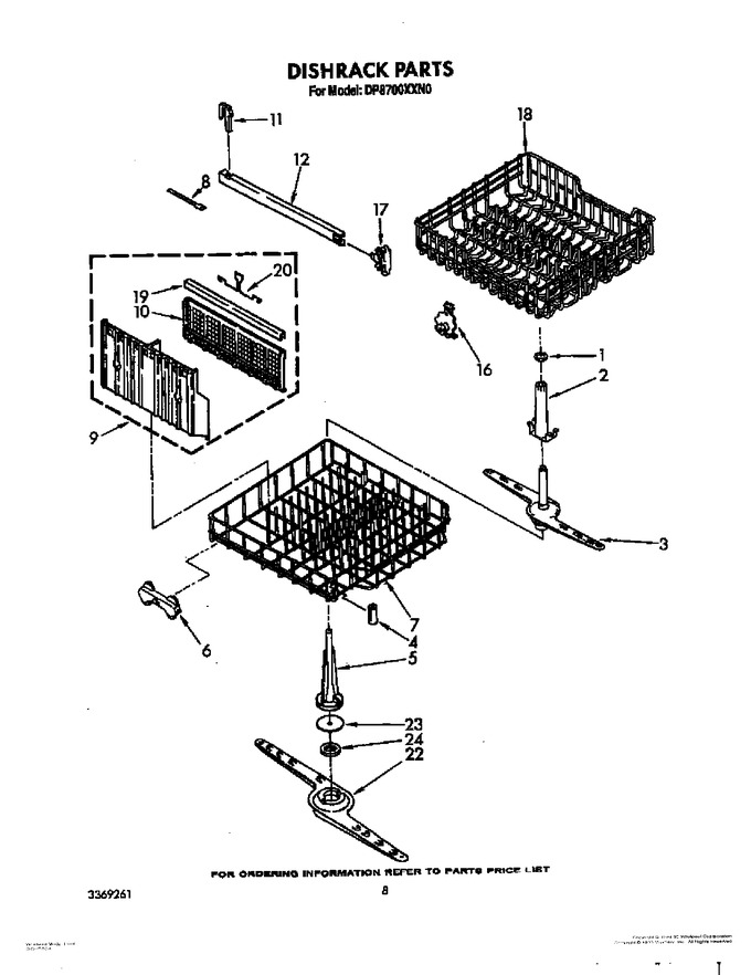 Diagram for DP8700XXN0