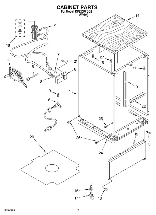 Diagram for DP920PFGQ3