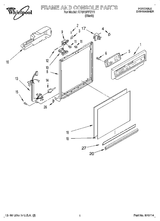 Diagram for DP920PFGY1
