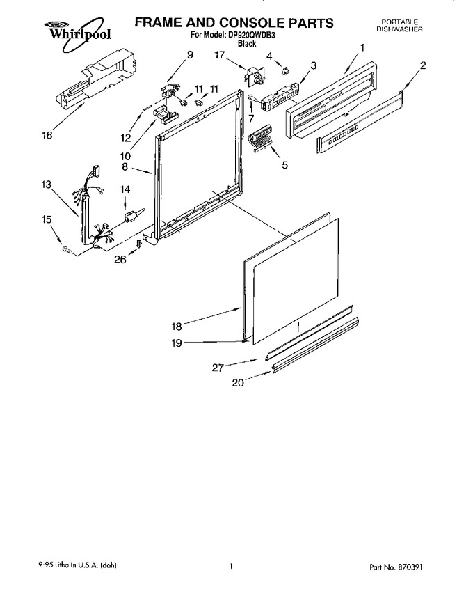 Diagram for DP920QWDB3