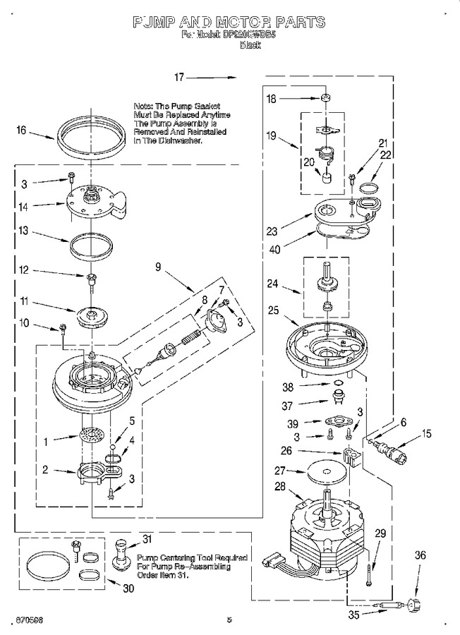 Diagram for DP920QWDB5
