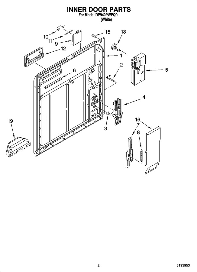 Diagram for DP940PWPQ0