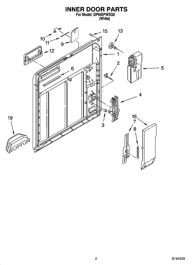 Diagram for DP940PWSQ0