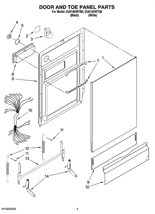 Diagram for DU018DWTB0