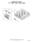 Diagram for 10 - Lower Rack Parts