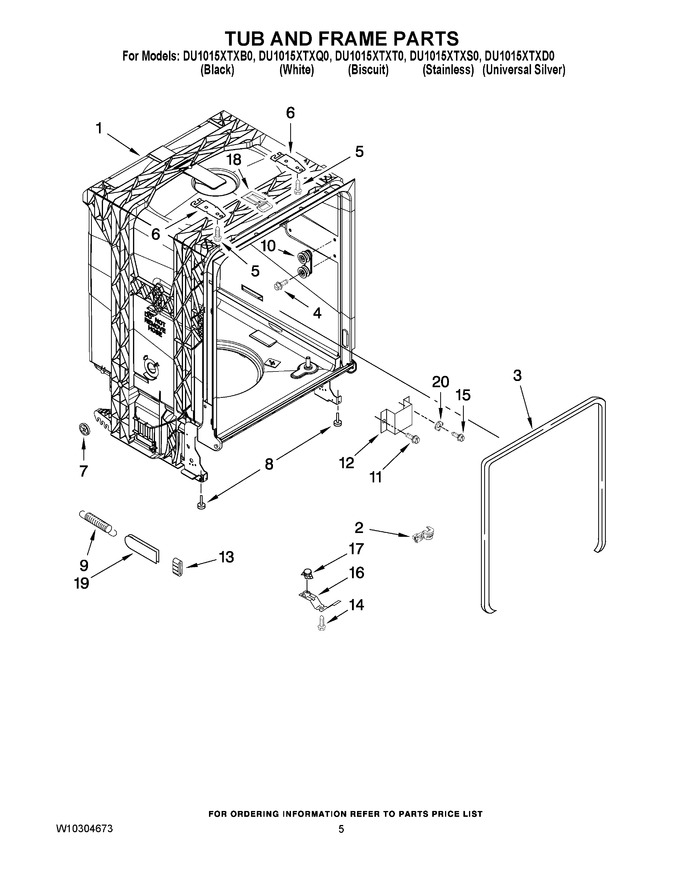 Diagram for DU1015XTXQ0