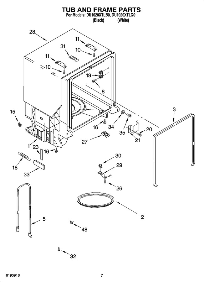 Diagram for DU1020XTLQ0