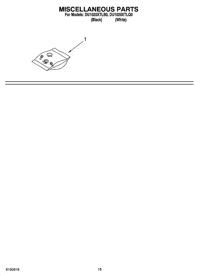 Diagram for DU1020XTLQ0