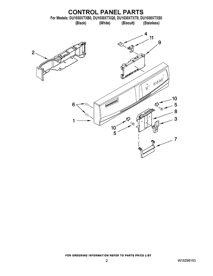 Diagram for DU1030XTXB0