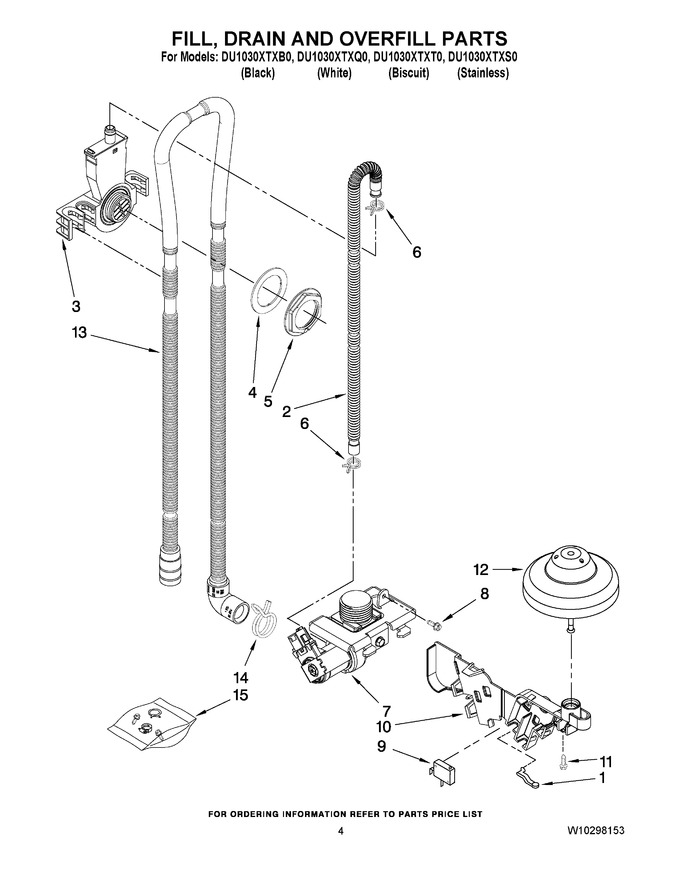 Diagram for DU1030XTXB0