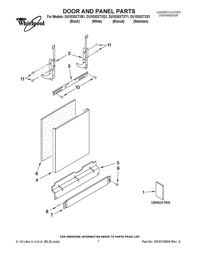 Diagram for DU1030XTXQ1