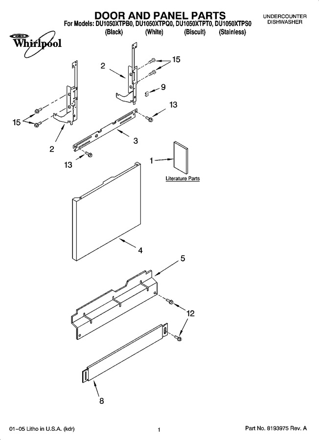 Diagram for DU1050XTPB0