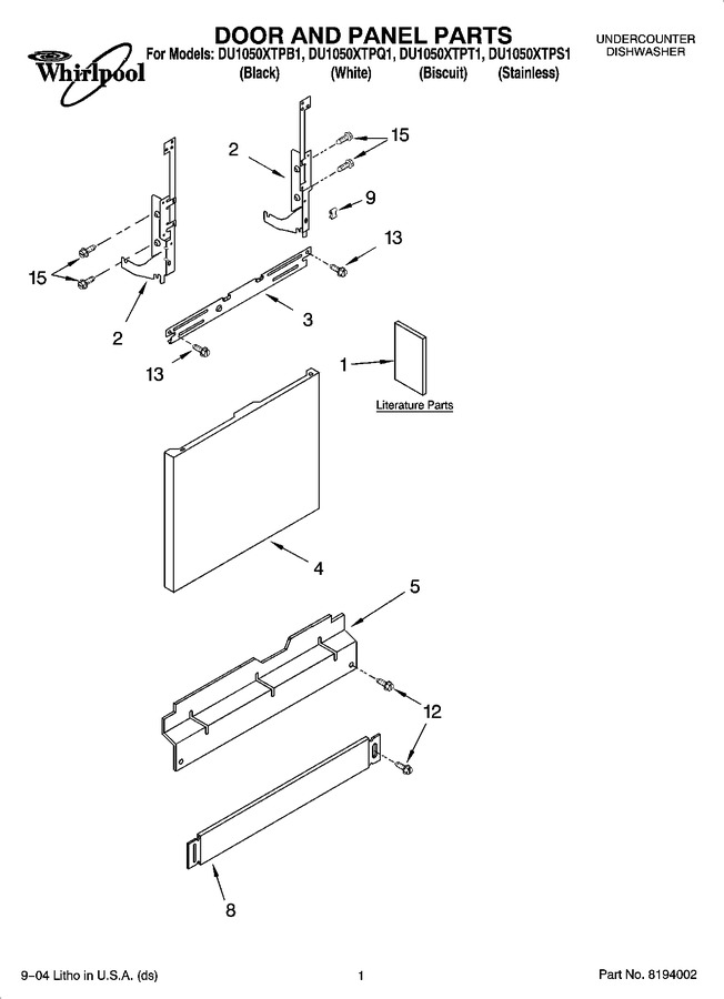 Diagram for DU1050XTPT1
