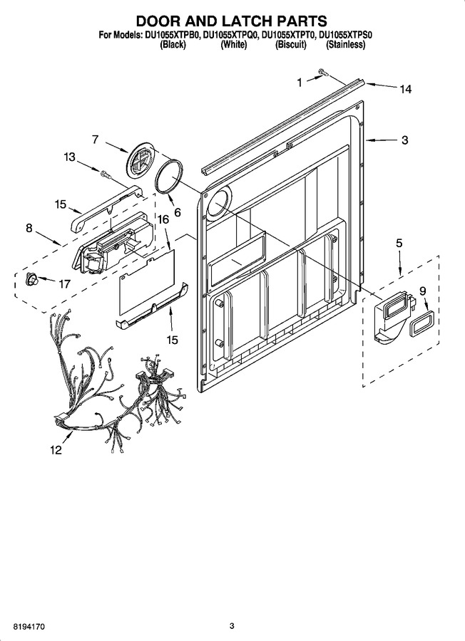 Diagram for DU1055XTPT0