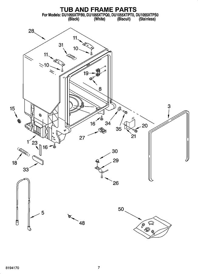 Diagram for DU1055XTPT0