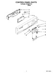 Diagram for 02 - Control Panel Parts