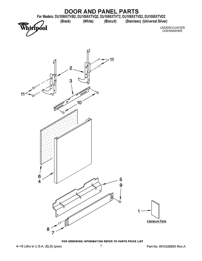Diagram for DU1055XTVD2