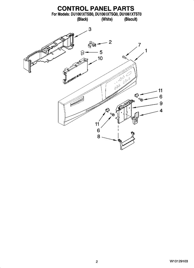 Diagram for DU1061XTST0