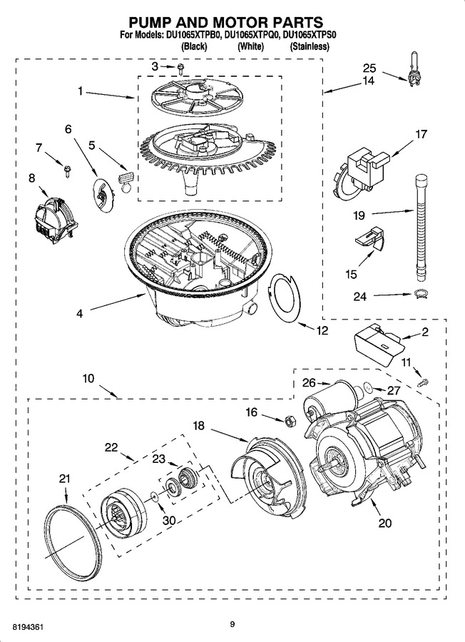 Diagram for DU1065XTPS0
