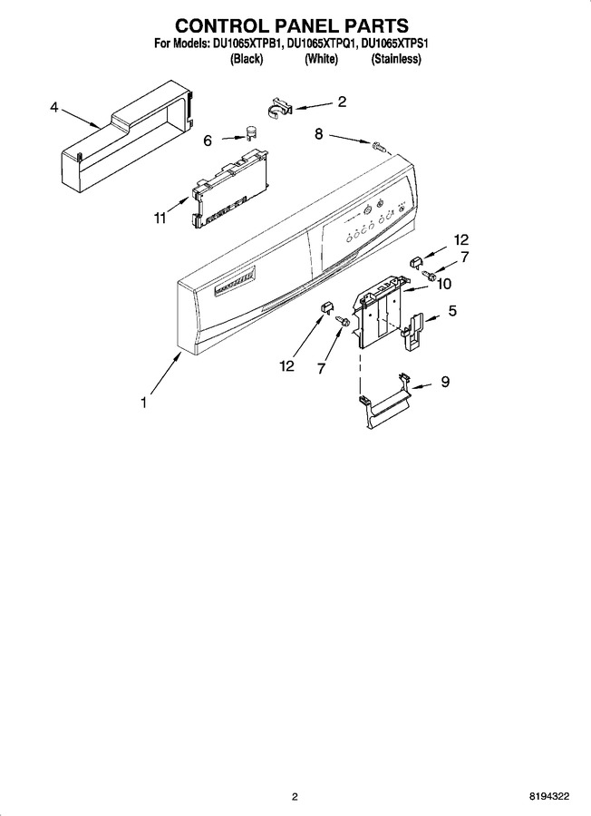 Diagram for DU1065XTPB1