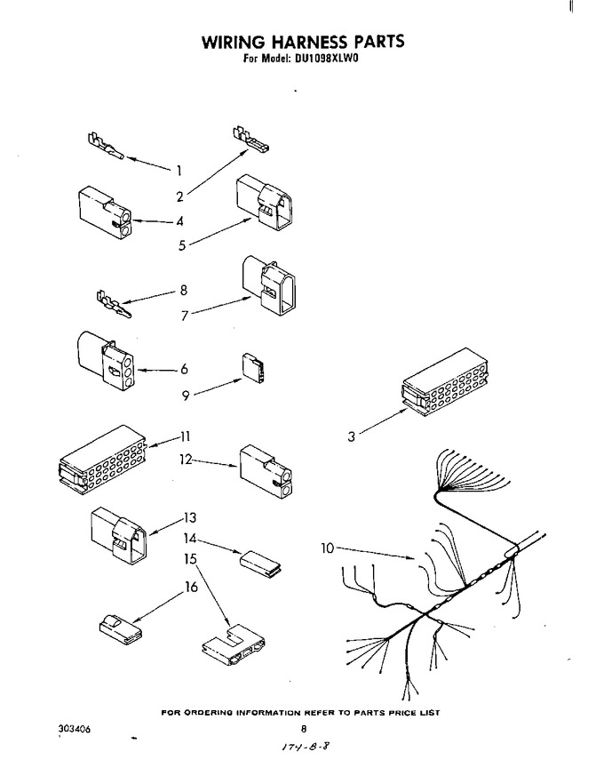 Diagram for DU1098XLW0
