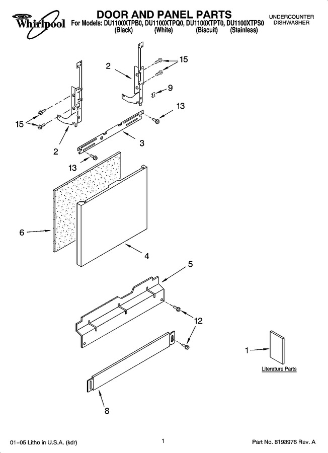 Diagram for DU1100XTPB0