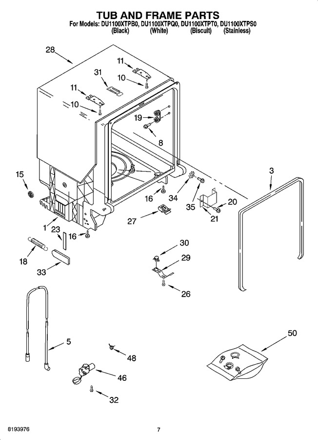 Diagram for DU1100XTPB0