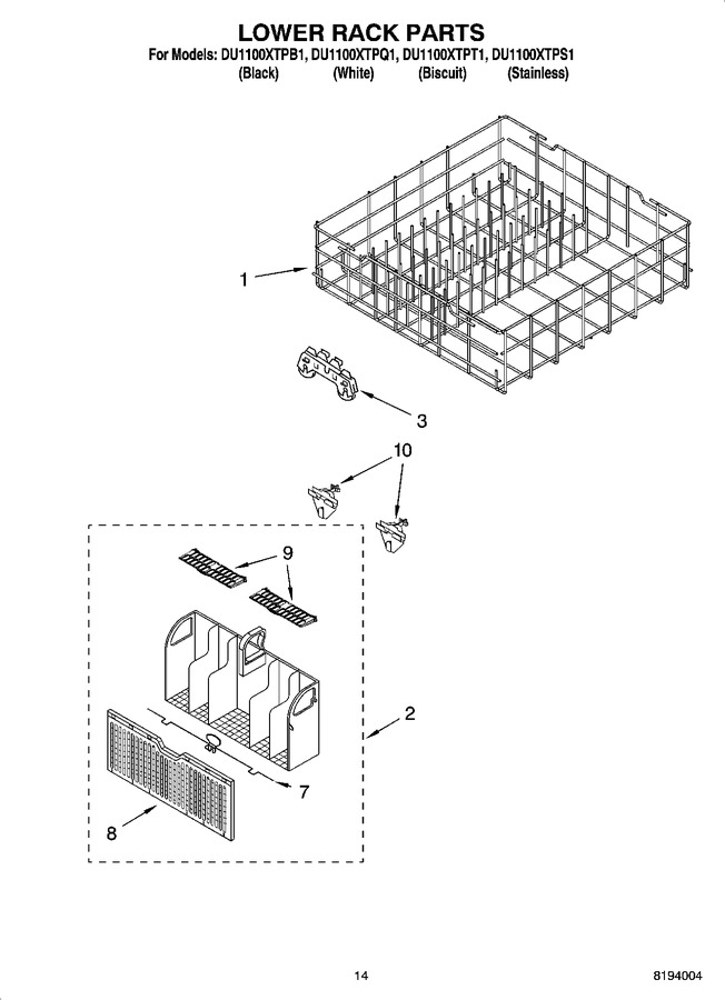 Diagram for DU1100XTPB1