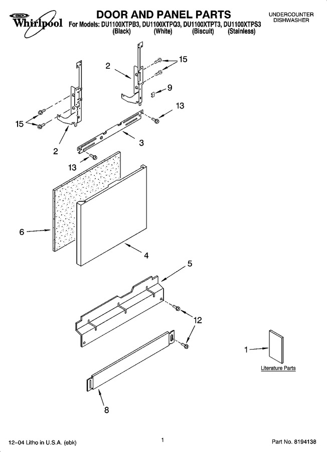 Diagram for DU1100XTPT3