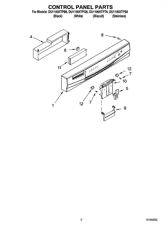 Diagram for DU1100XTPB6