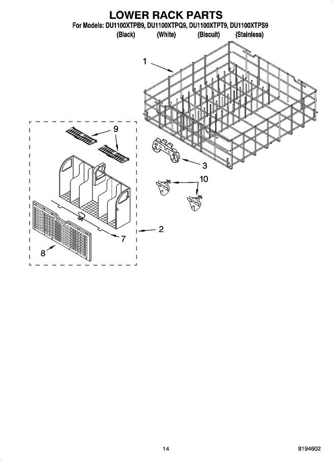 Diagram for DU1100XTPT9
