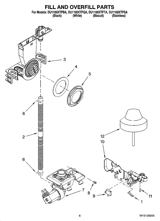 Diagram for DU1100XTPTA
