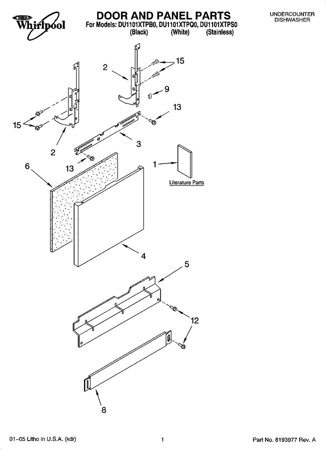 Diagram for DU1101XTPB0