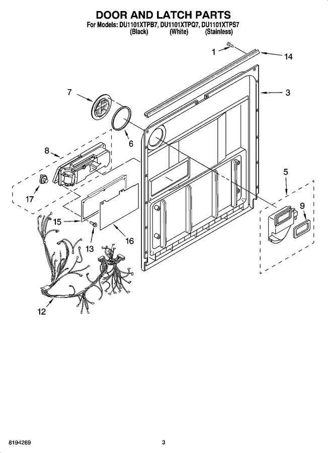 Diagram for DU1101XTPB7