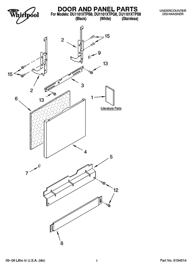 Diagram for DU1101XTPS8