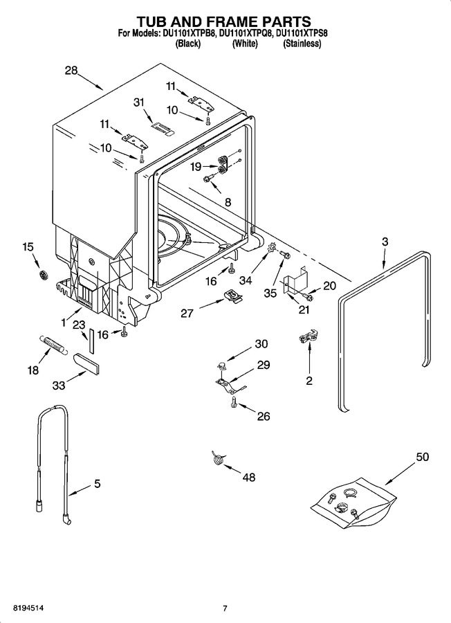 Diagram for DU1101XTPS8