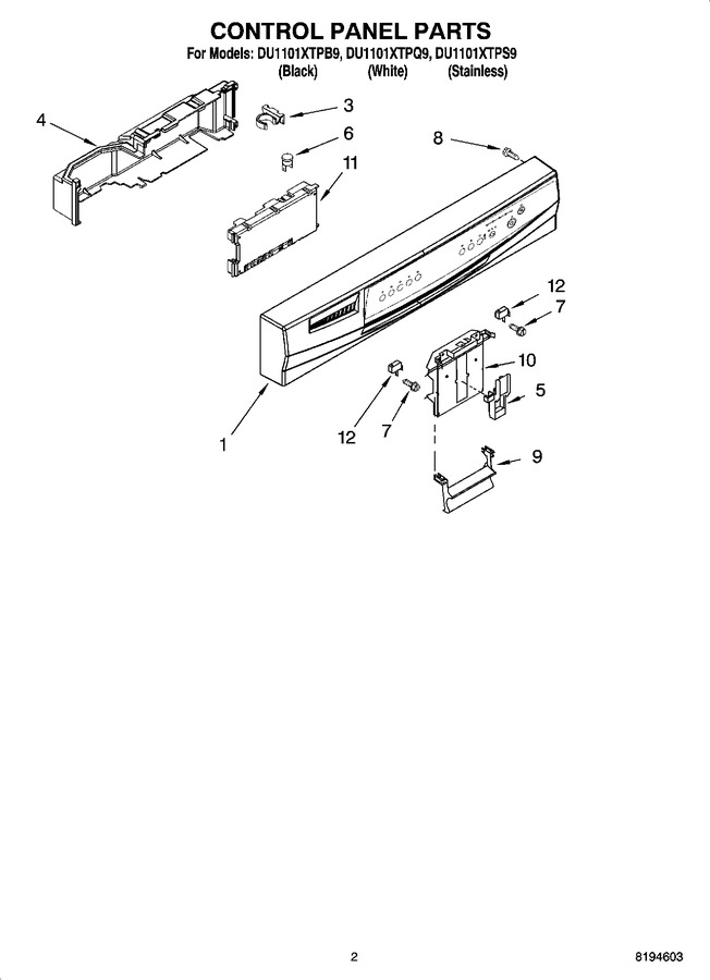 Diagram for DU1101XTPB9