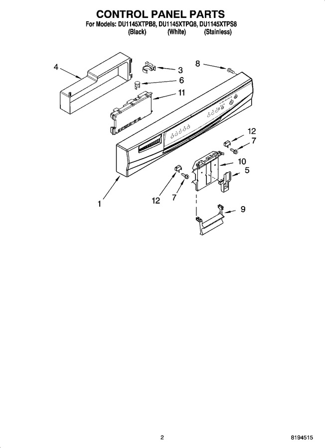 Diagram for DU1145XTPB8