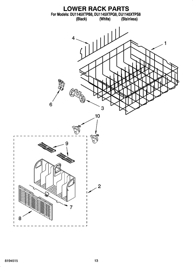 Diagram for DU1145XTPB8