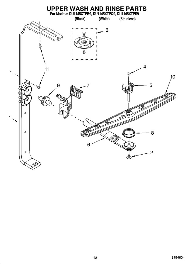 Diagram for DU1145XTPB9